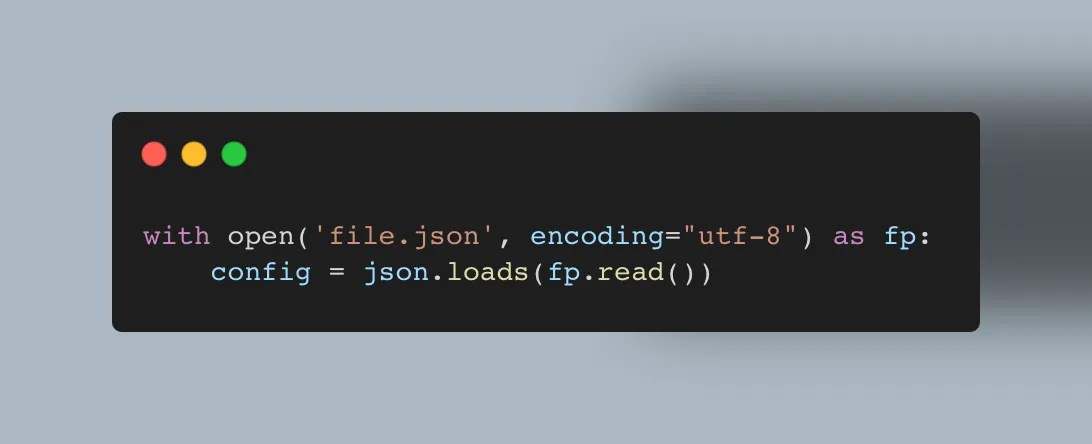 A common case of using a context manager.