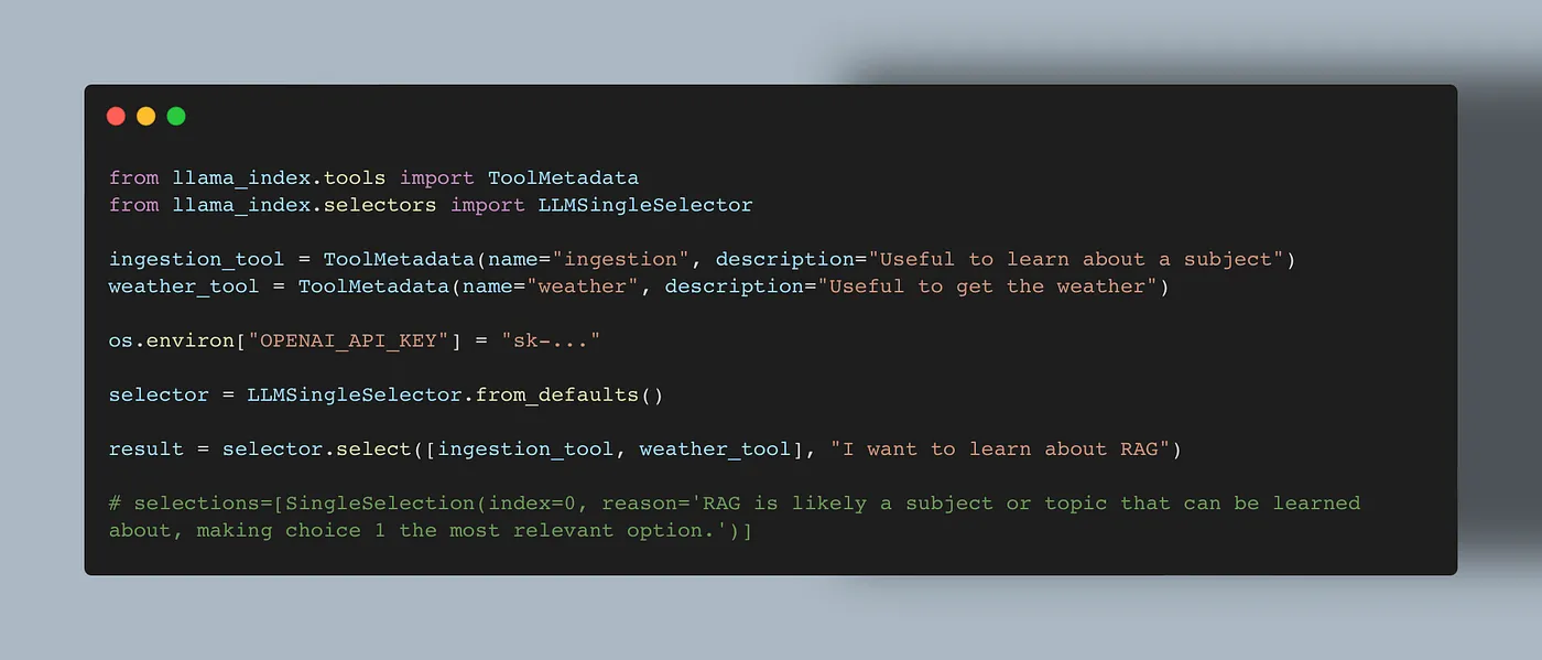 Example with first query